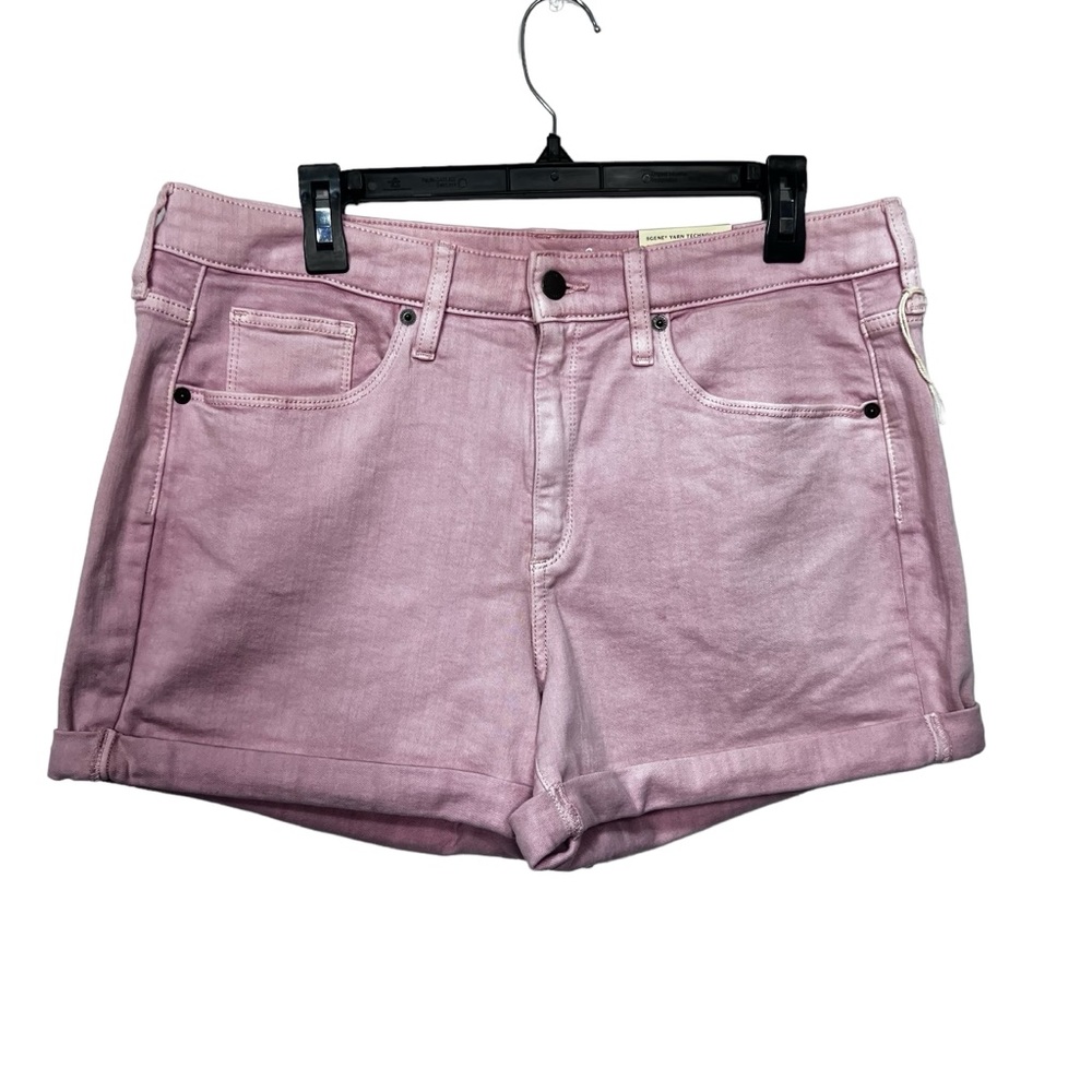 Universal thread High Rise Midi Stretch Pink Women’s Shorts Sz 14 NWTS